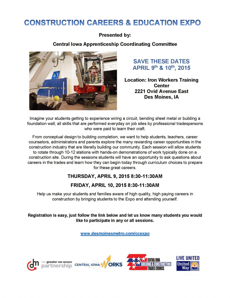 CONSTRUCTION CAREERS & EDUCATION EXPO - Central Campus