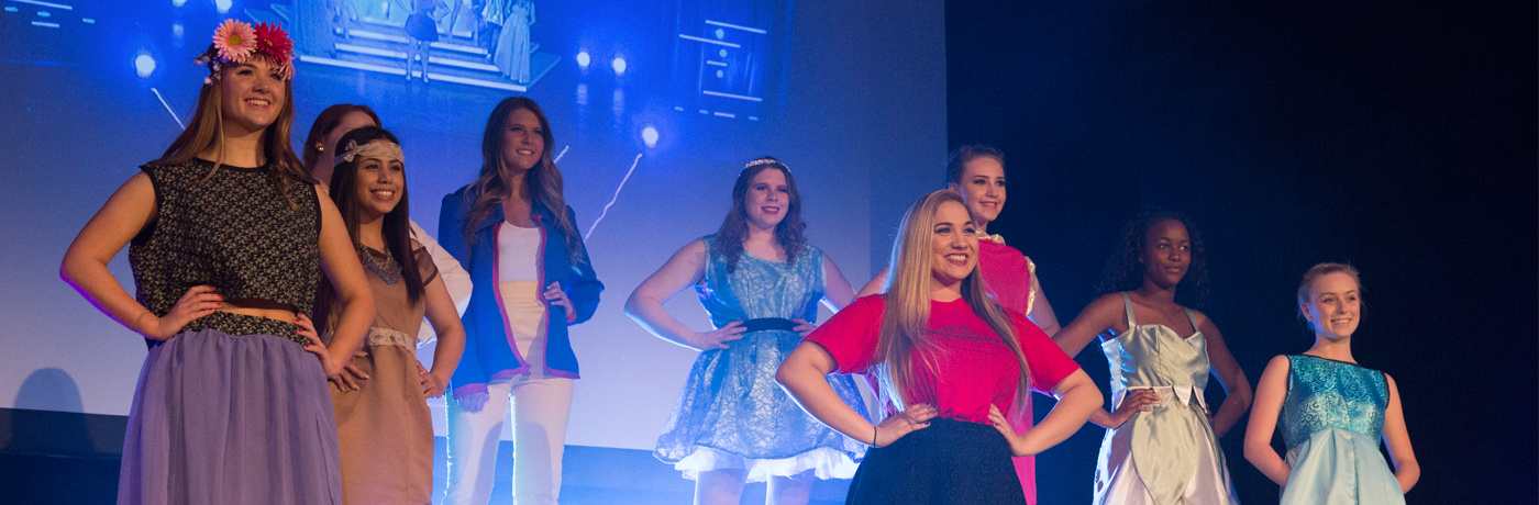 Central Campus Students Performing in Fashion Show